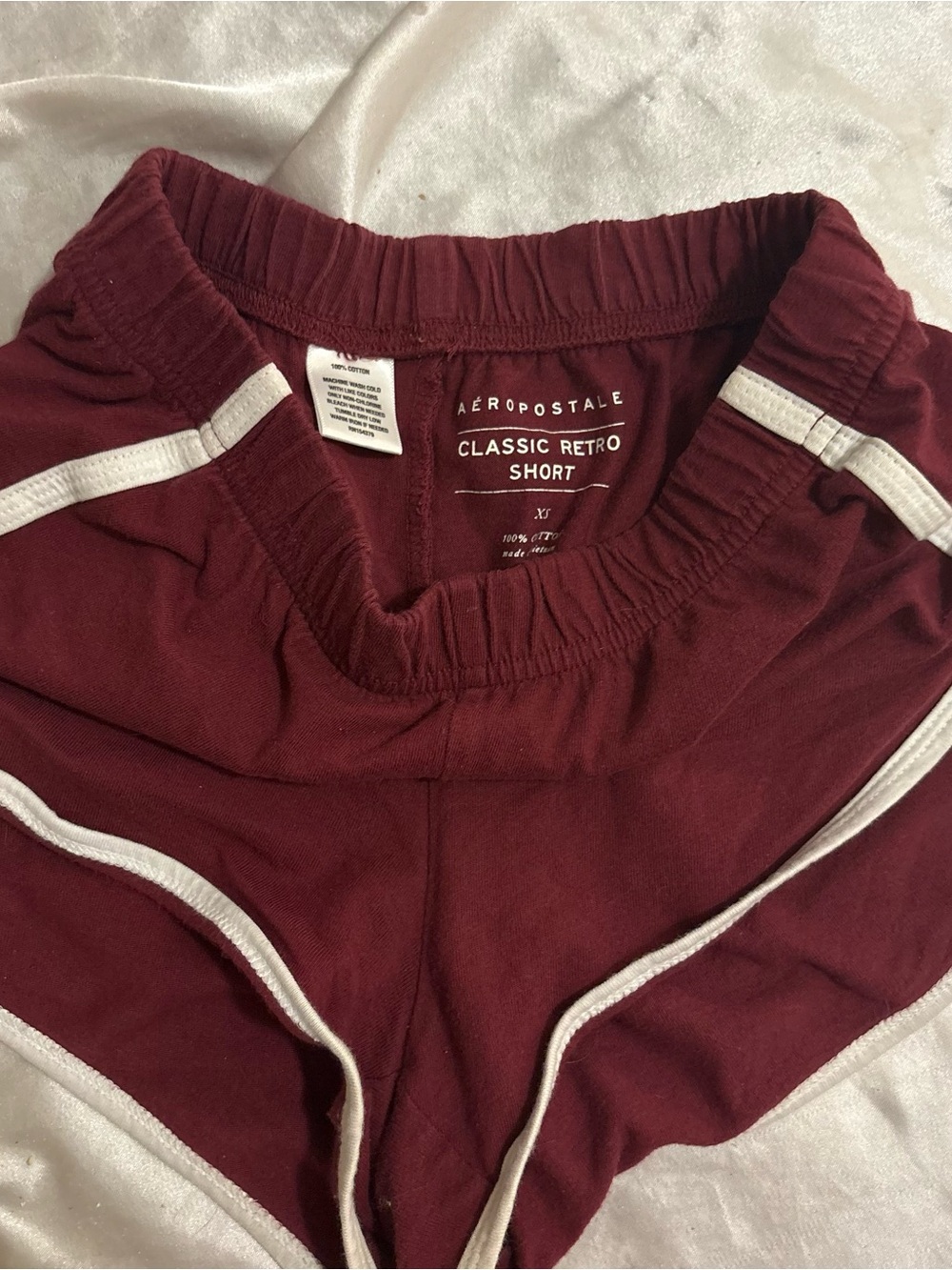 Aeropostale Maroon micro Sweat Shorts